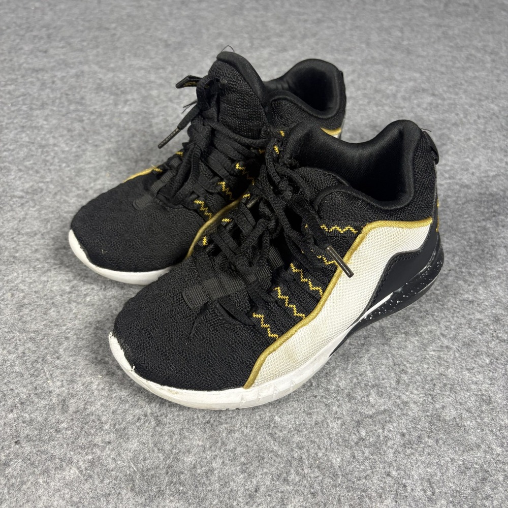 Shaq 167586 Basketball Sneakers Youth 13 D Black Gold Speckled Midsole